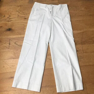 Trina Turk Nova Linen-Blend Pants NWT. Size 14